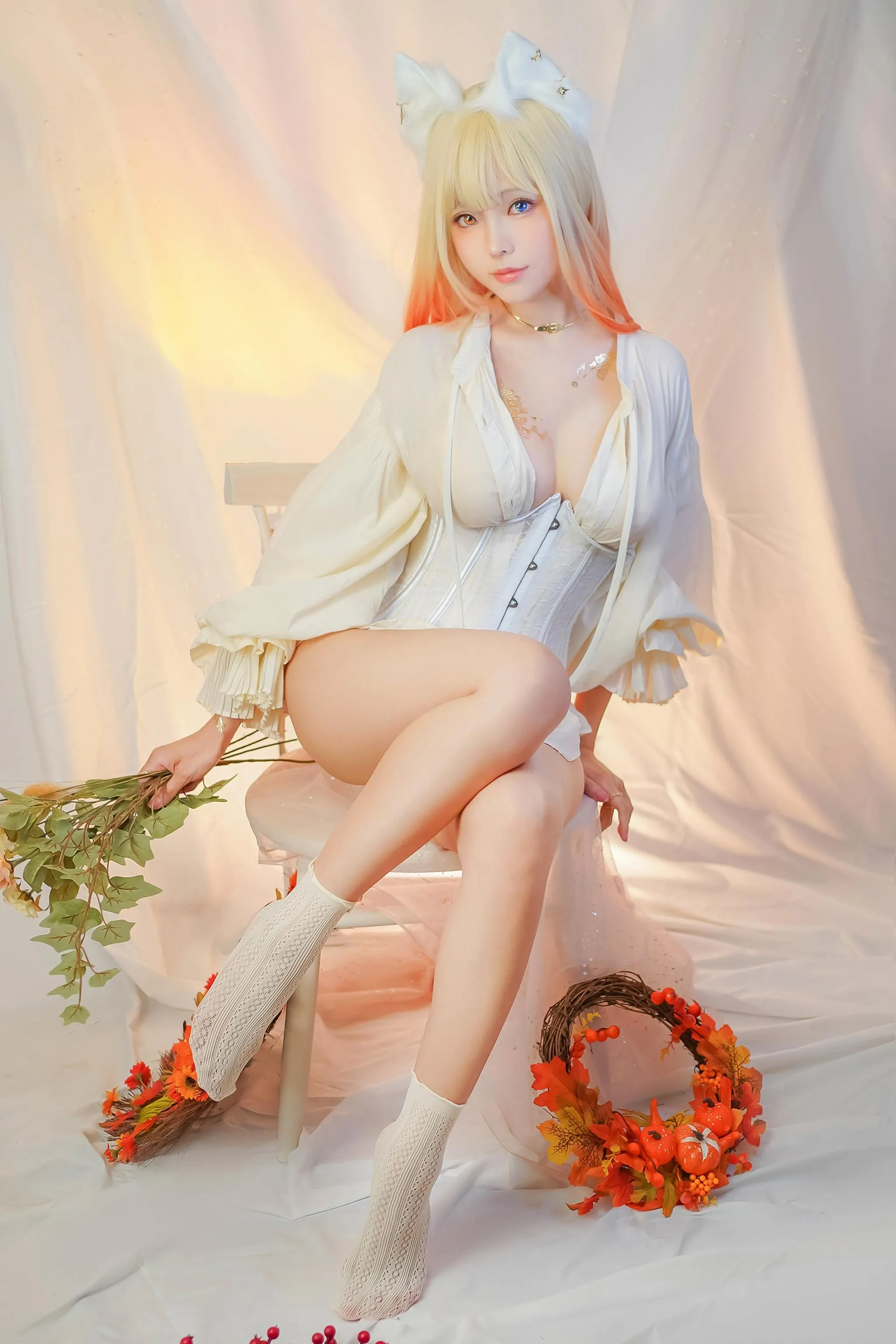 ElyEE子 – NO.77 Original Witch  Cat魔女與貓-Odd-eyed cat __ [41P]插图1